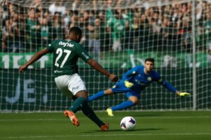 Confira o pênalti decisivo de Marlon Freitas que garantiu a classificação do Palmeiras